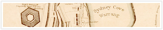 View a plan of Sydney circa 1808