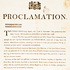 Proclamation by George Johnston announcing the end of martial law