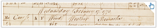 Link to William Wales' journal