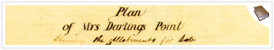 View an early plan of Darling Point allotments dated 1833