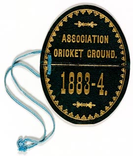 NSW association ground membership ticket front
