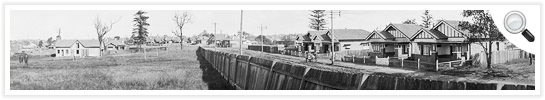 View a selection of suburban panoramas by Rex Hazlewood