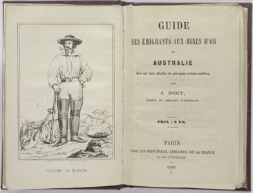 'Costume du mineur', Guide aux mines d'or en Australie