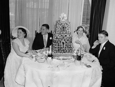 Playoust/Dwyer wedding with croquembouche