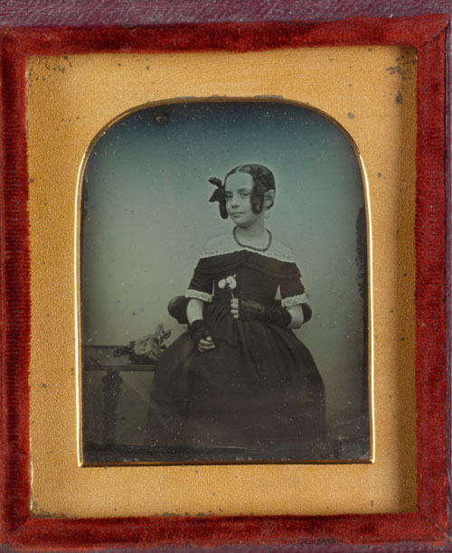 Eliza Lawson, May 1845, 1/9th plate daguerreotype  by George Goodman.