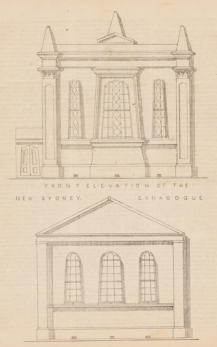 Plan of York Street Synagogue