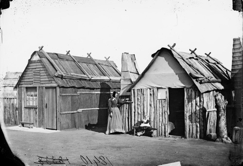 Louisa Lawson and son Charles at Gulgong