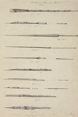 f.98 New Guinea & Louisiade spears