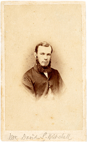 Portrait of David Scott Mitchell 19 December 1864