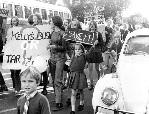 School students' protest march, 25 June 1971