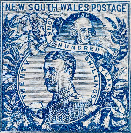 Stamp from the H. L. White stamp collection