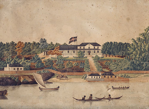 First Government House, Sydney, c. 1807