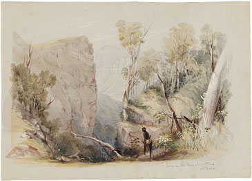 Govetts Leap, c. 1835