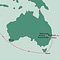 Darwin's journey in Australia
