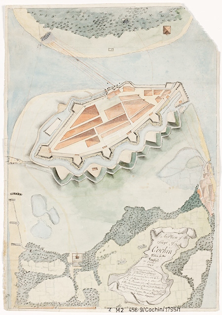 A plan of the Siege of Cochin taken by the English 