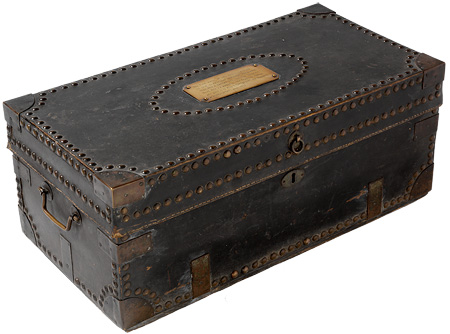 Travelling trunk, believed to have belonged to Macquarie