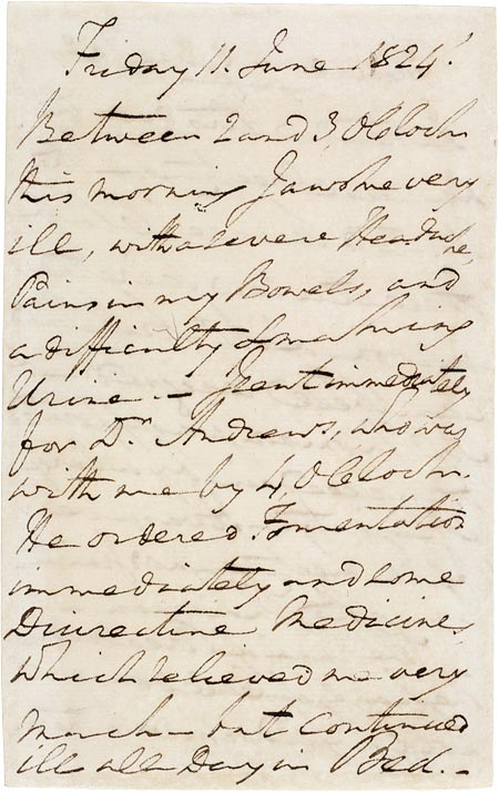 Journal commencing on Thursday 15 Apr. 1824