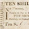 Promissory note for 10 shillings