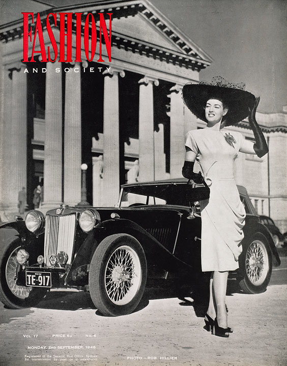 Cover, September 1946 issue of Fashion & Society