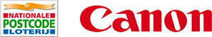 Nationale Postcode Loterij & Canon logo
